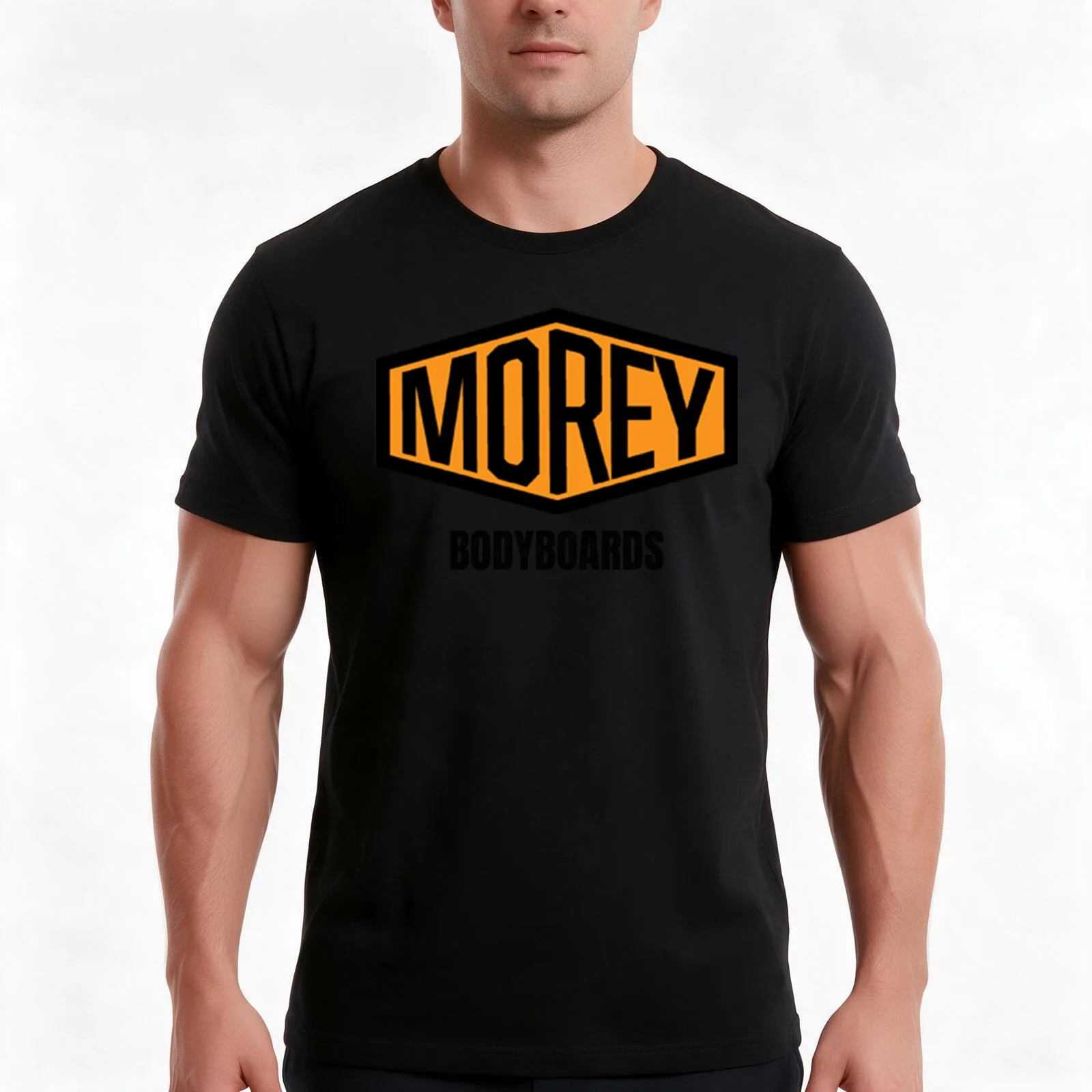 Morey T-Shirt Summer Casual Cotton Tee Oversized Streetwear Tops Vintage Graphic Print Loose Fit Short Sleeve 100% Cotton