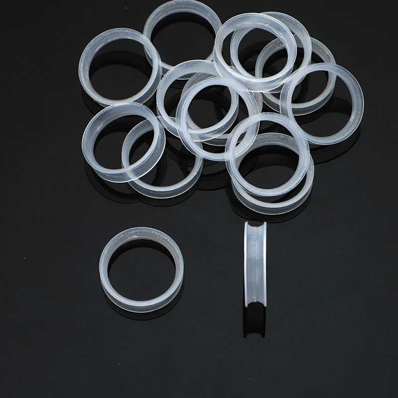Plastic Rings for Hair Scissors 3 Sizes Mix Colors 192PCS/box PVC Rings for Insert Holder Hair Clipper Accessories（0521）