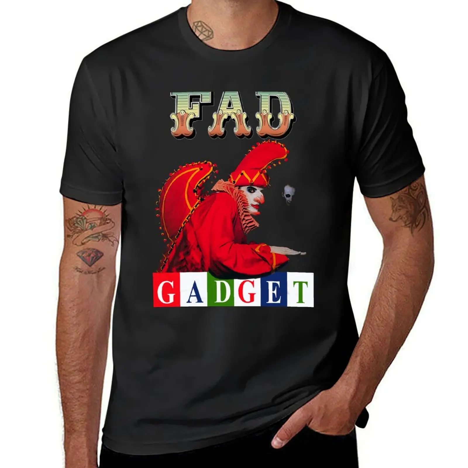 Fad Gadget - Incontinent - 80s alternative indie band- Vinyl art - original design retro T-Shirt