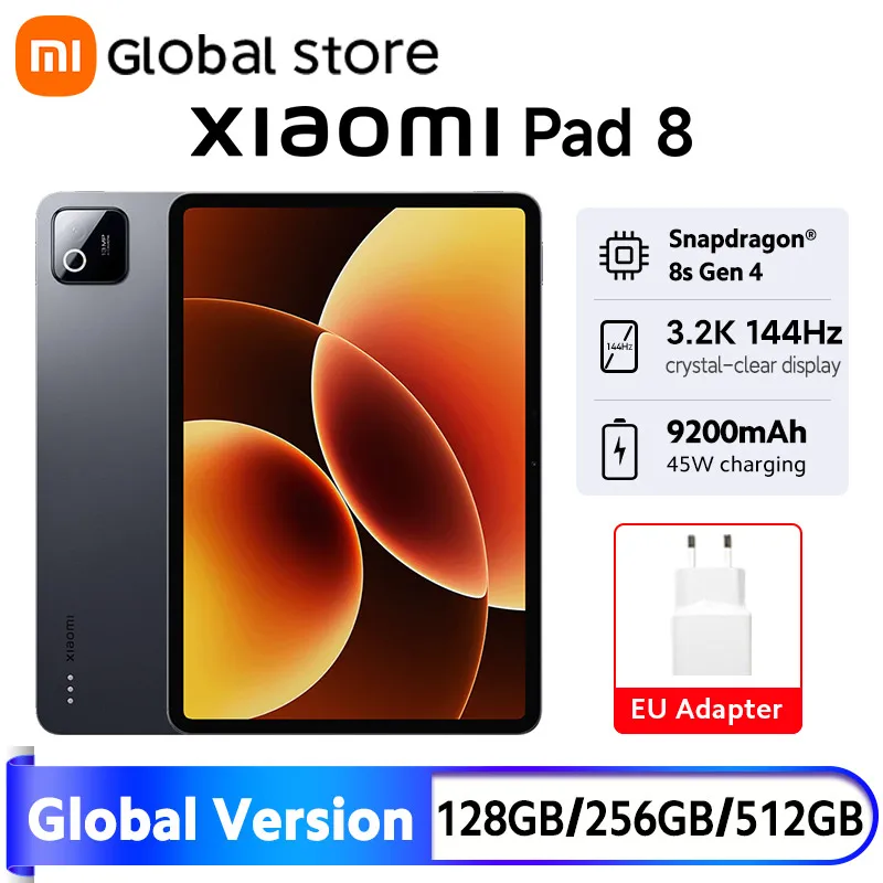 新しいXiaomi Pad 8グローバル版 11.2インチ 144Hzディスプレイ