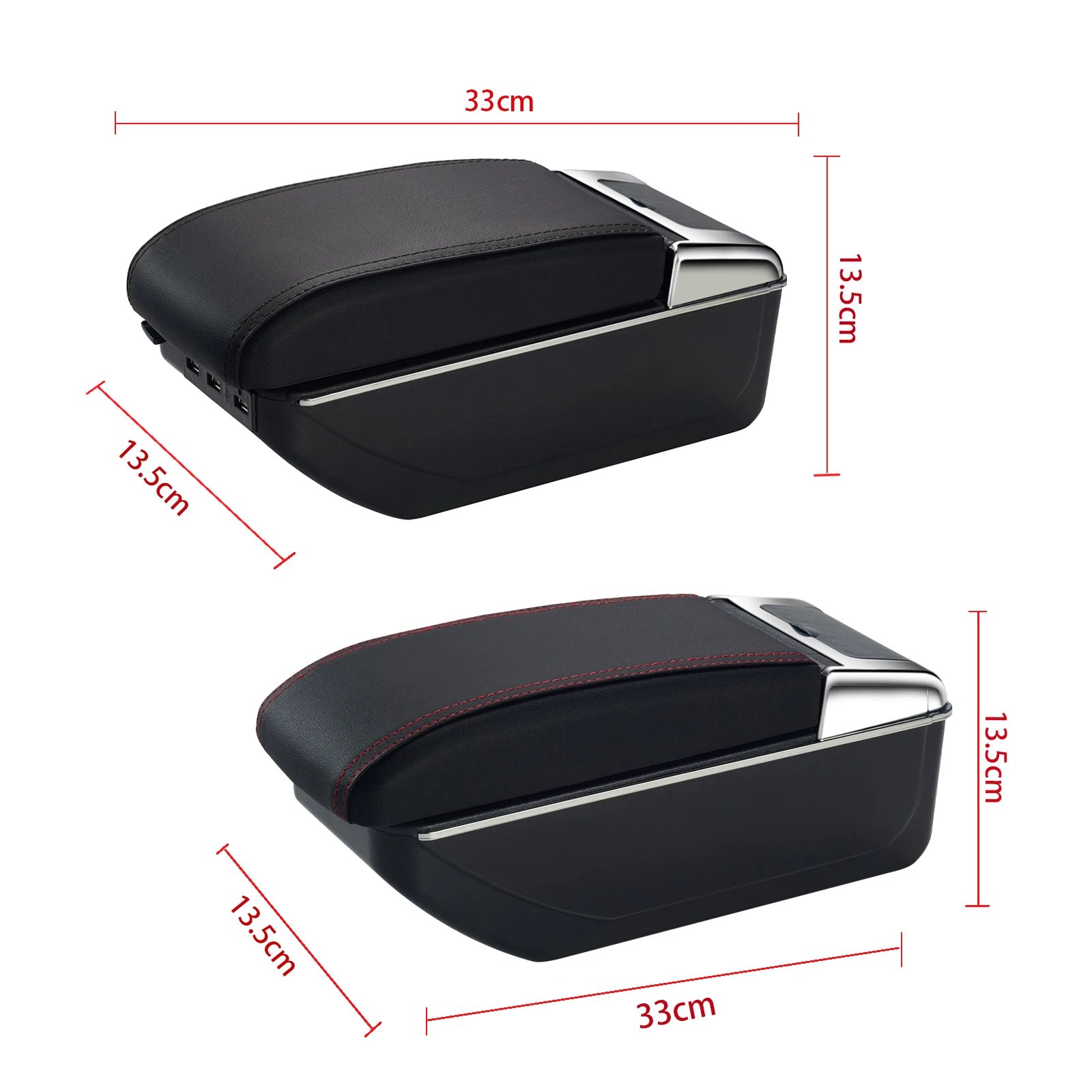 For Renault Duster Armrest for Dacia Duster Armrest Box 2019-2024 Center Console Storage Box Decoration Accessories Leather