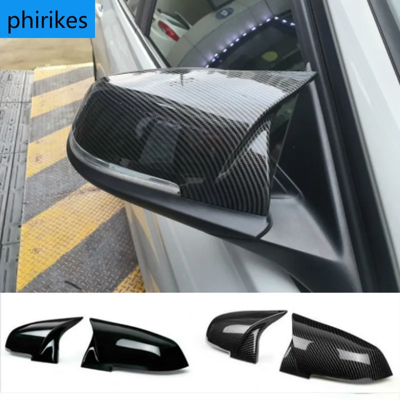 

For BMW 1 2 3 4 Series F20 F30 F31 F32 F36 2012 - UP 320i 328i 330d 335i M3 M4 Look Replacement style Carbon Fiber Mirror Cover