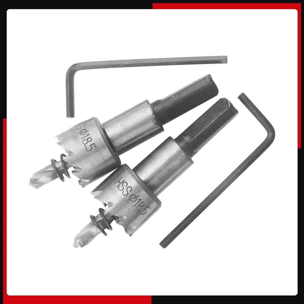 Stainless Steel Drill Bit Metal Heavy Duty Hole Saw Cutter Tool 16mm 18.5mm 20mm 25mm 30mm 32mm