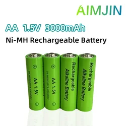 AA 1.5V 3000mAh ni-mh akumulator 2A Baterias do latarka kamery baterii Premium