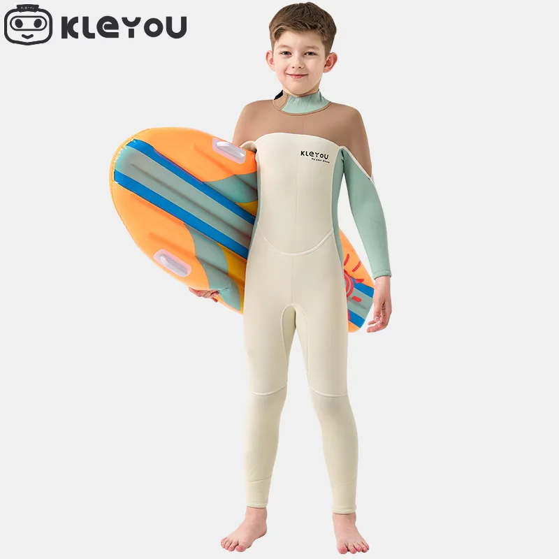 

2.5MM Children Full Body Scuba Keep Warm Snorkeling Kayaking Drifting Swim Diving Suit Neoprene Water Sport Spearfishing WetSuit