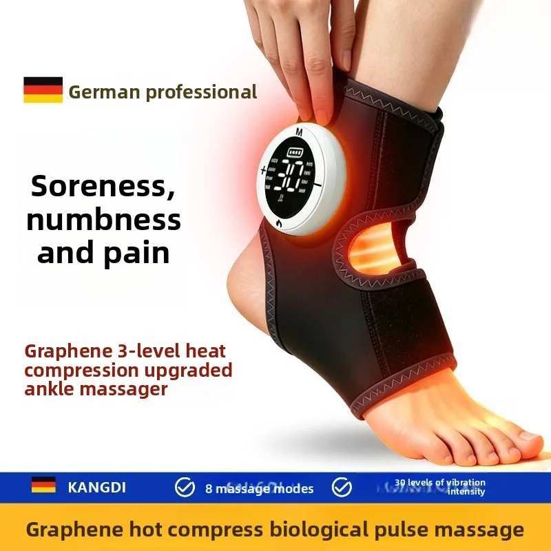 Ankle Protection Heating Ankle Electric Pulse Massager Ankle Injury Protection Pain Sprain Charging