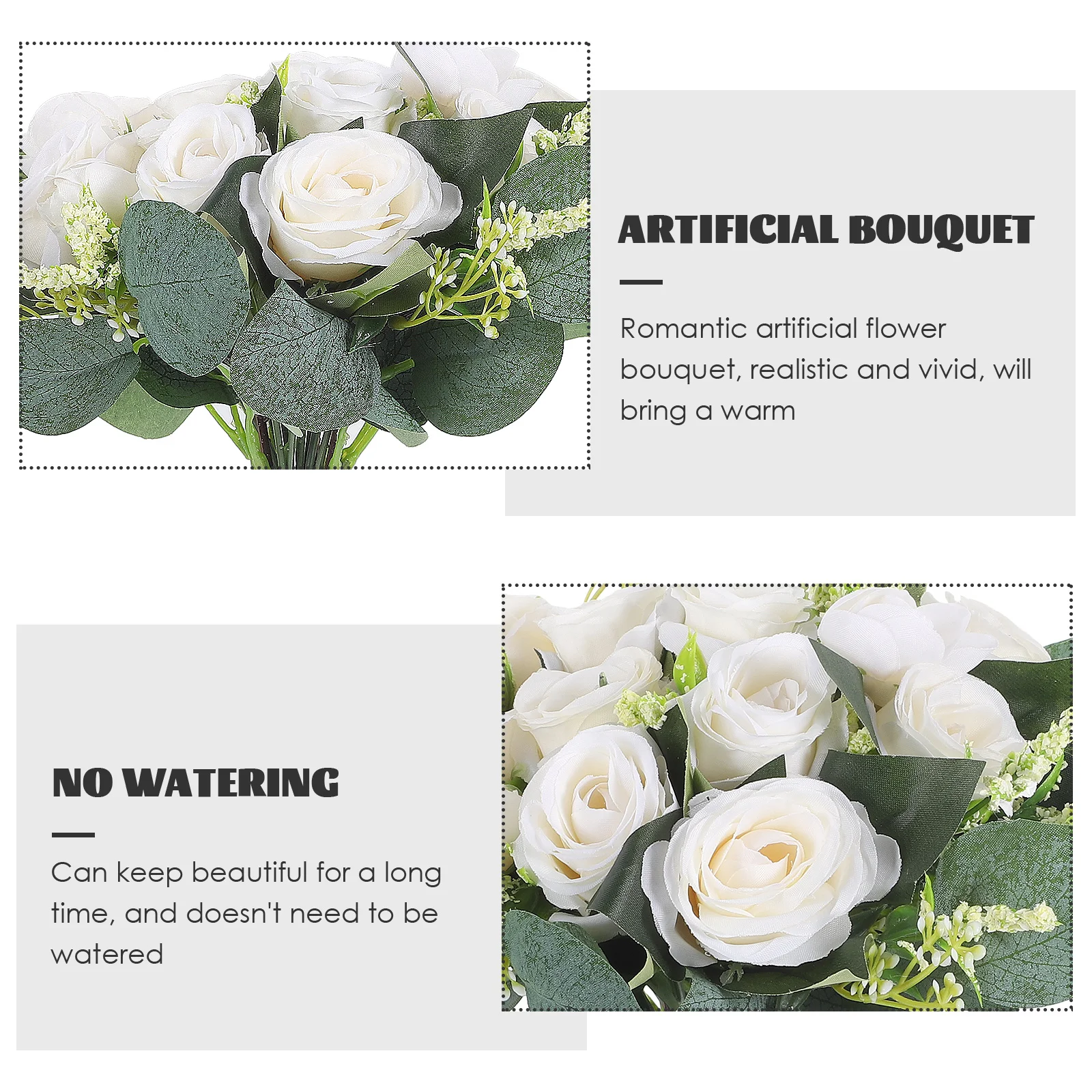 

Romantic Artificial Bridal Bouquet Wedding Tossing Rustic Bridesmaid Flower Bouquet Photo Prop Decoration Bride Bridal Bouquets