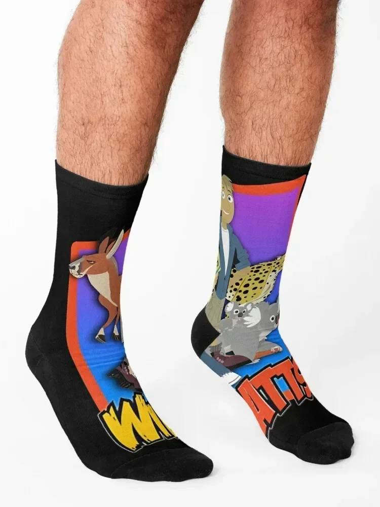 Wild Kratts Team Classic T-Shirt.png Socks heated with print FASHION Wholesale Socks Men's Women's