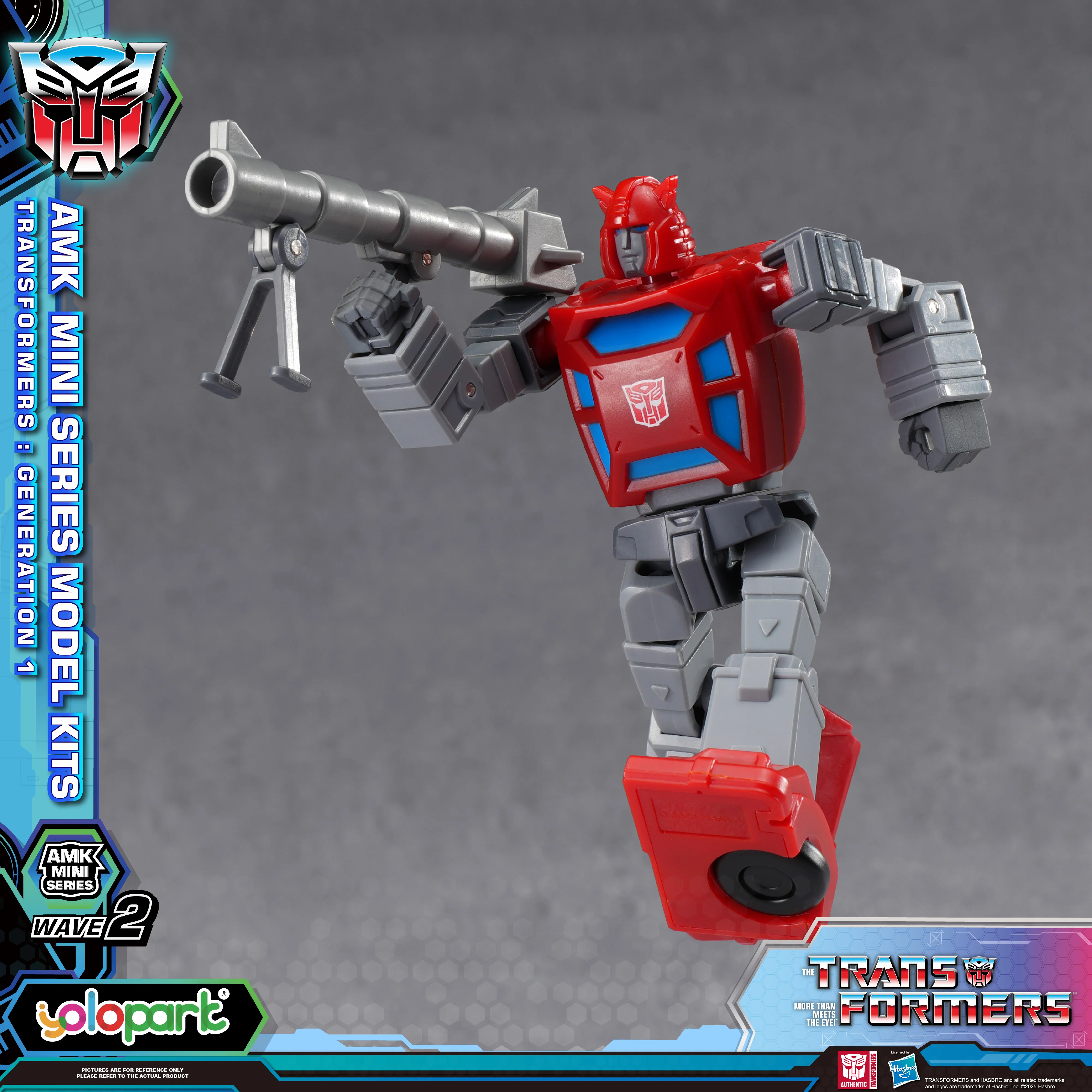 YOLOPARK TRANSFORMERS GENERATION ONE: AMK MINI Series Model Hound Jazz Prowl Cliffjumper Rodimus Prime Arcee Gift Toy view 4