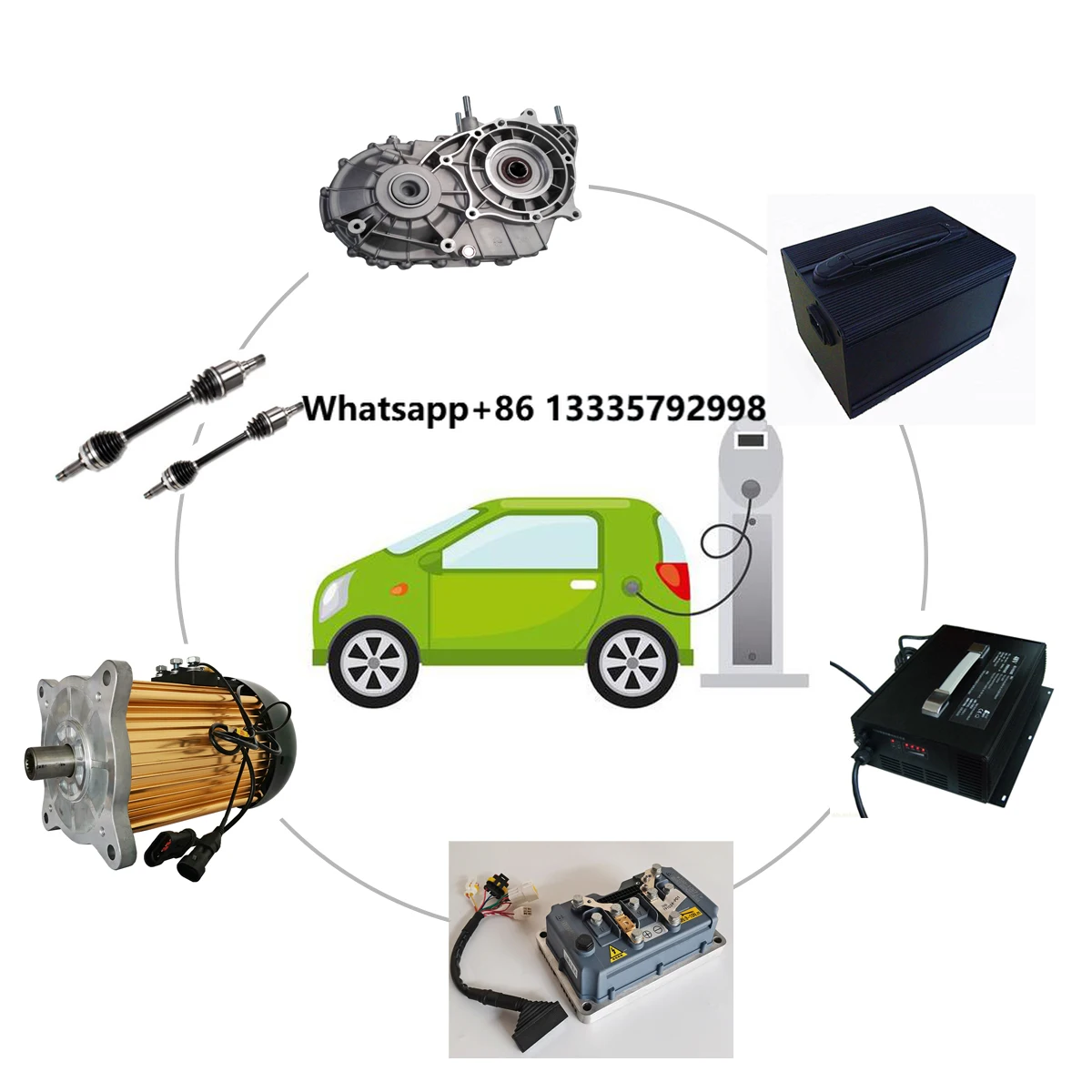 

4000W 48V Induksiyon Elektrik Motorlari Electric Vehicle Conversion Kit