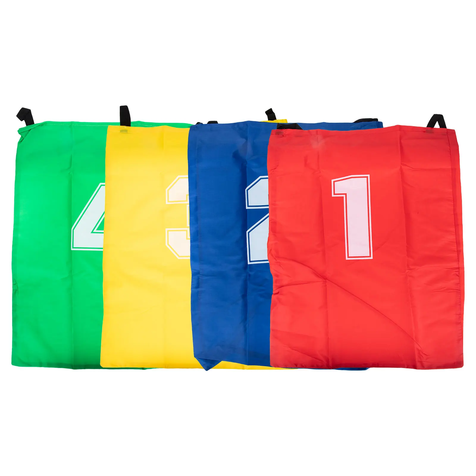 

4pcs Kids Bright Color Wear-Resistant Foldable Sack Race Bag For Carnival Party Game Outdoor Fun Sensory Training