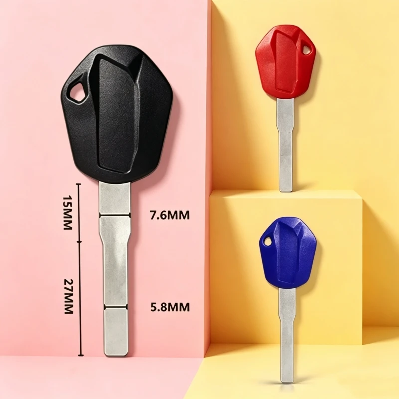 New Blank Uncut Key for KTM Duke 200 390 Motorcycle Replacement Blade Compatible with DUKE 00 200 300 390 DUKE300 Models