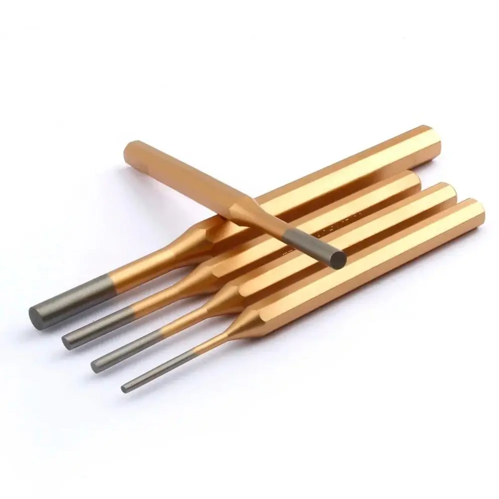 High Hardness Cylindrical Alignment Punch Machinery Maintenance Solid Center Pin Punch Anti-rust Wear-resistant