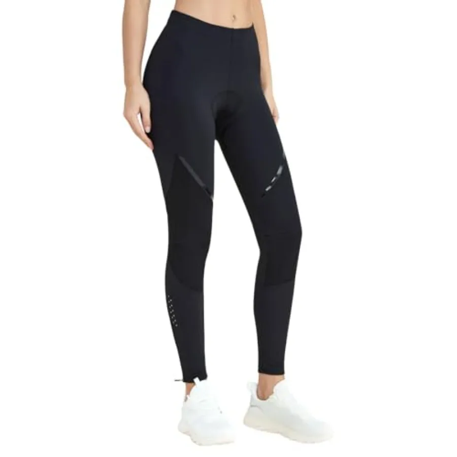 

Santic Winter Women's Cycling Pants 4D Padded Windproof Fleece Lined Bicycle Leggings