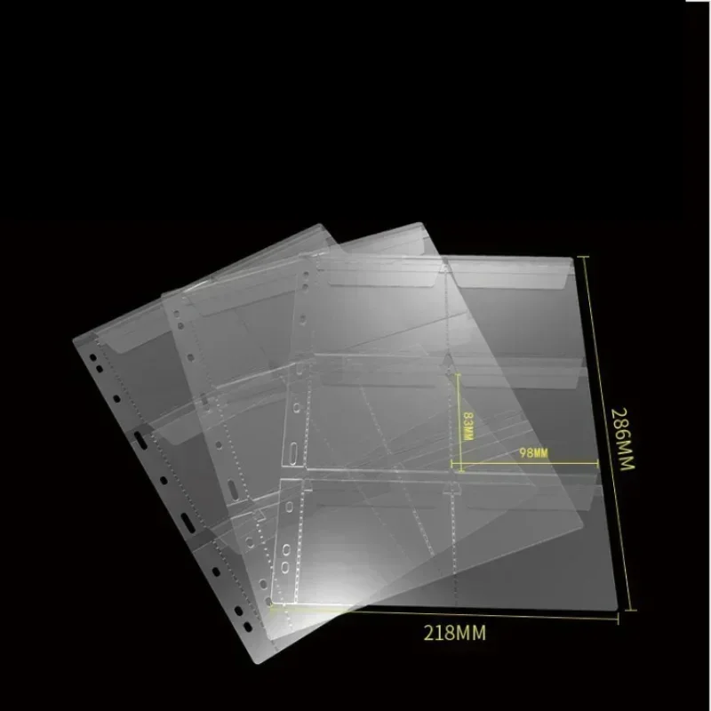5 PCS Album for Coins Albums 12/20/30/42 Pocket Coins Collection PVC Transparent Inside Pages  Coins Loose Leaf Organizer Bag