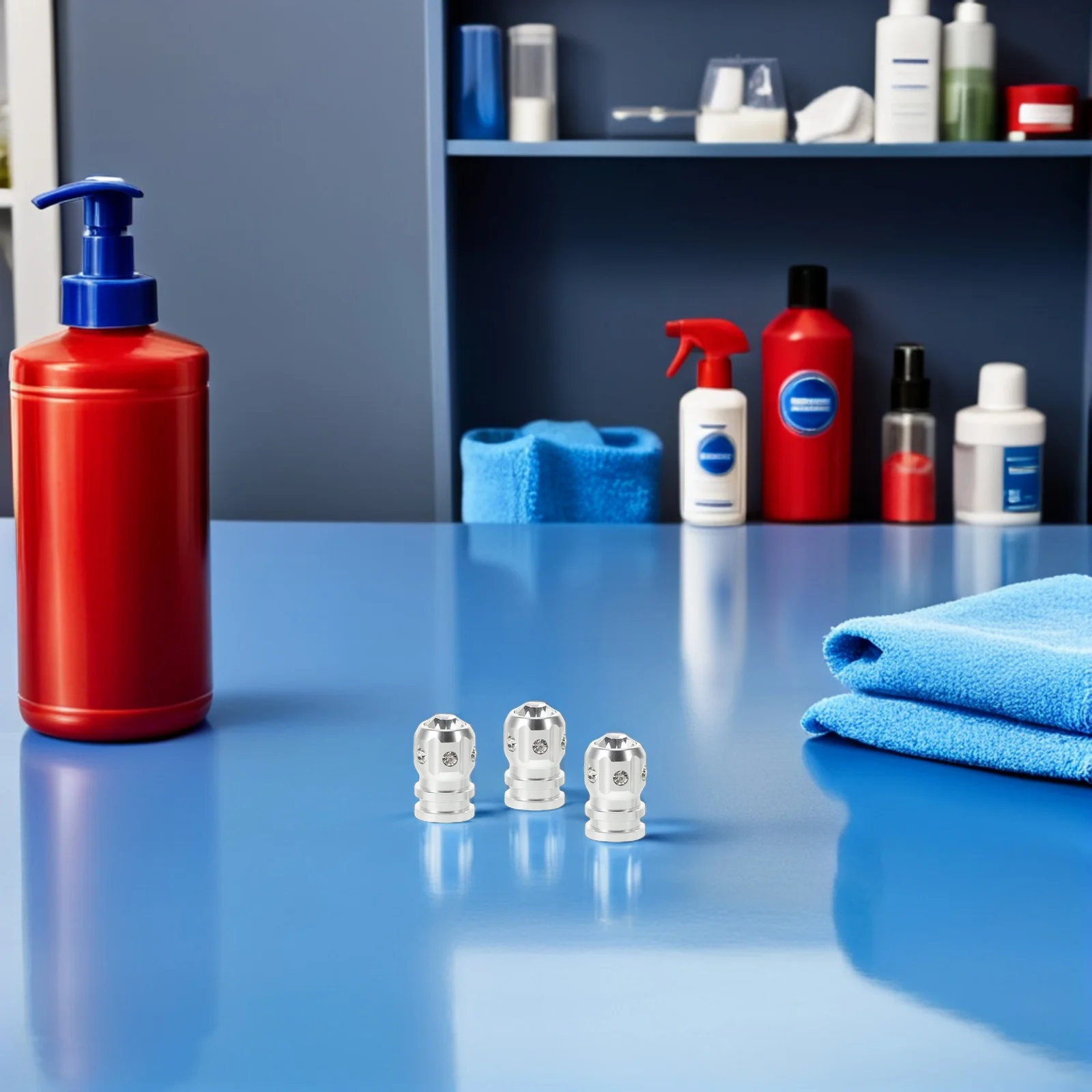 

4Pcs Diamond Valve Stem Caps Metal - Sparkling Rhinestone Tire Valve Cap for Car Truck Auto Wheel Alloy Protective Covers