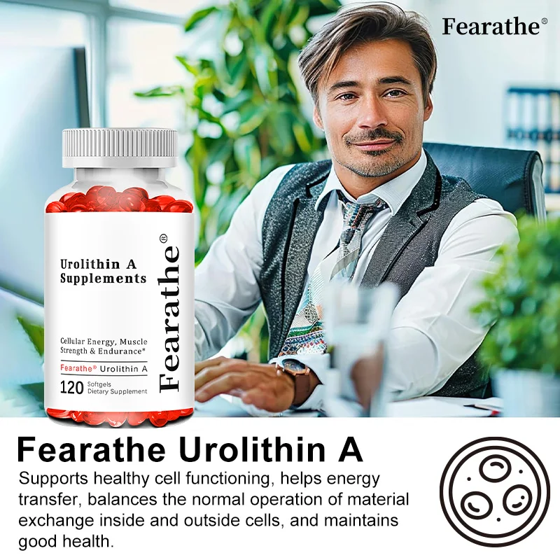 Urolithin A Capsules -5000 Mg, 30/60/120 Capsules for Advanced Cellular Health and Vitality, Healthy Aging, Dietary Supplement