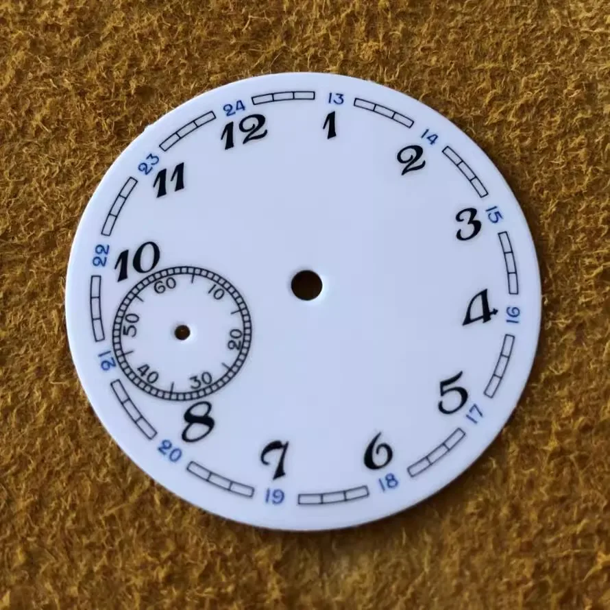 37mm ST3600 Dial Suitable White Enamel For ETA6497/ST3600 Movement Watch Accessories BP1031-25