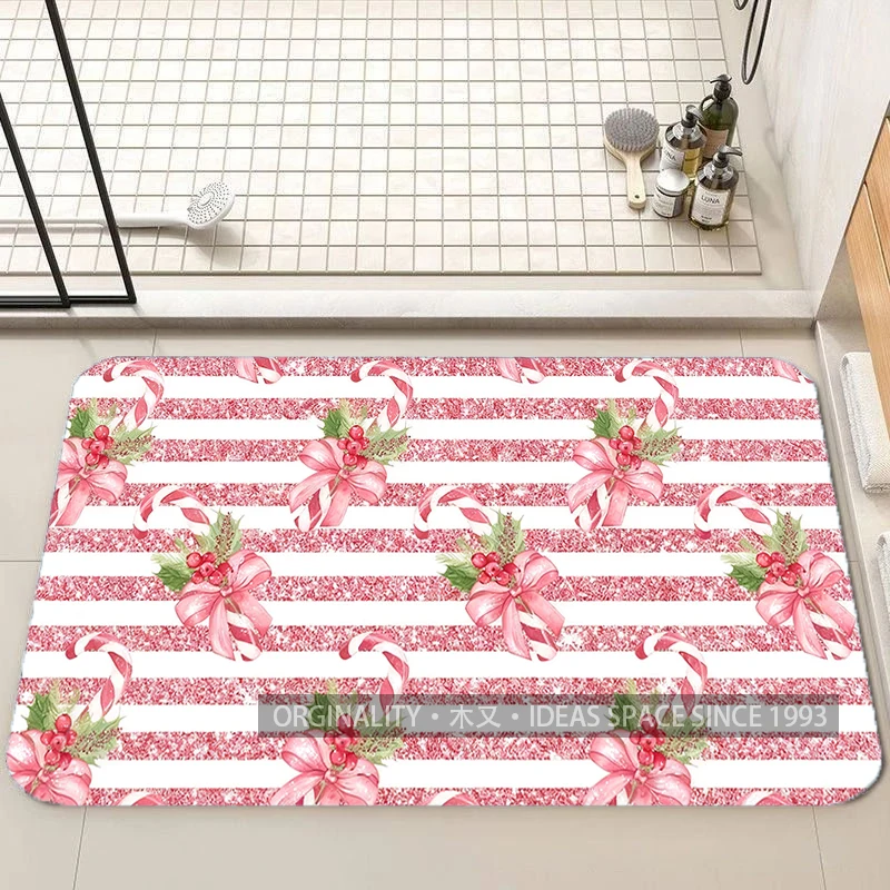 عيد الميلاد القوس نمط حصيرة غرفة المعيشة الديكور أريكة المنزل عدم الانزلاق السجاد دراسة غرفة نوم حصير الأطفال لينة الكلمة حصيرة