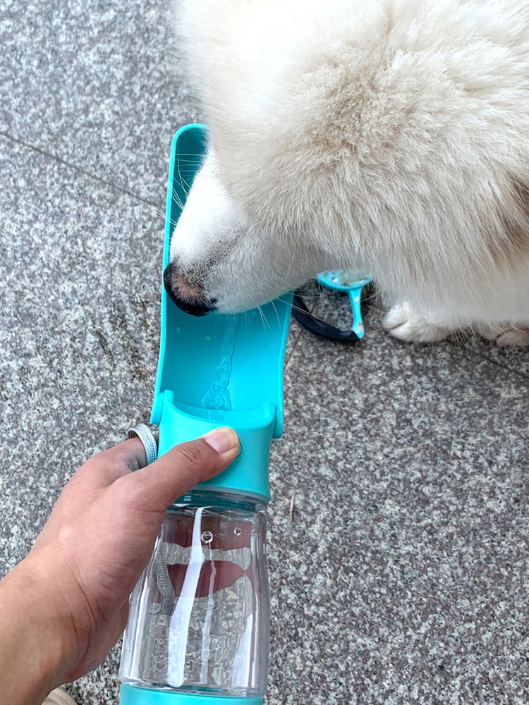 Dog out folding water bottle, cat water and food cup, pet companion cup, portable outdoor feeding and water dispenser