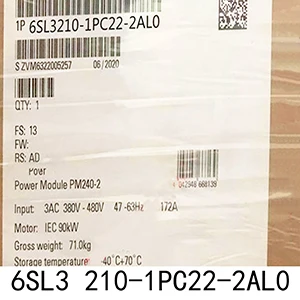 1PCW New in box 6SL3210-1PC22-2AL0 Power 6SL3 210-1PC22-2AL0 Module