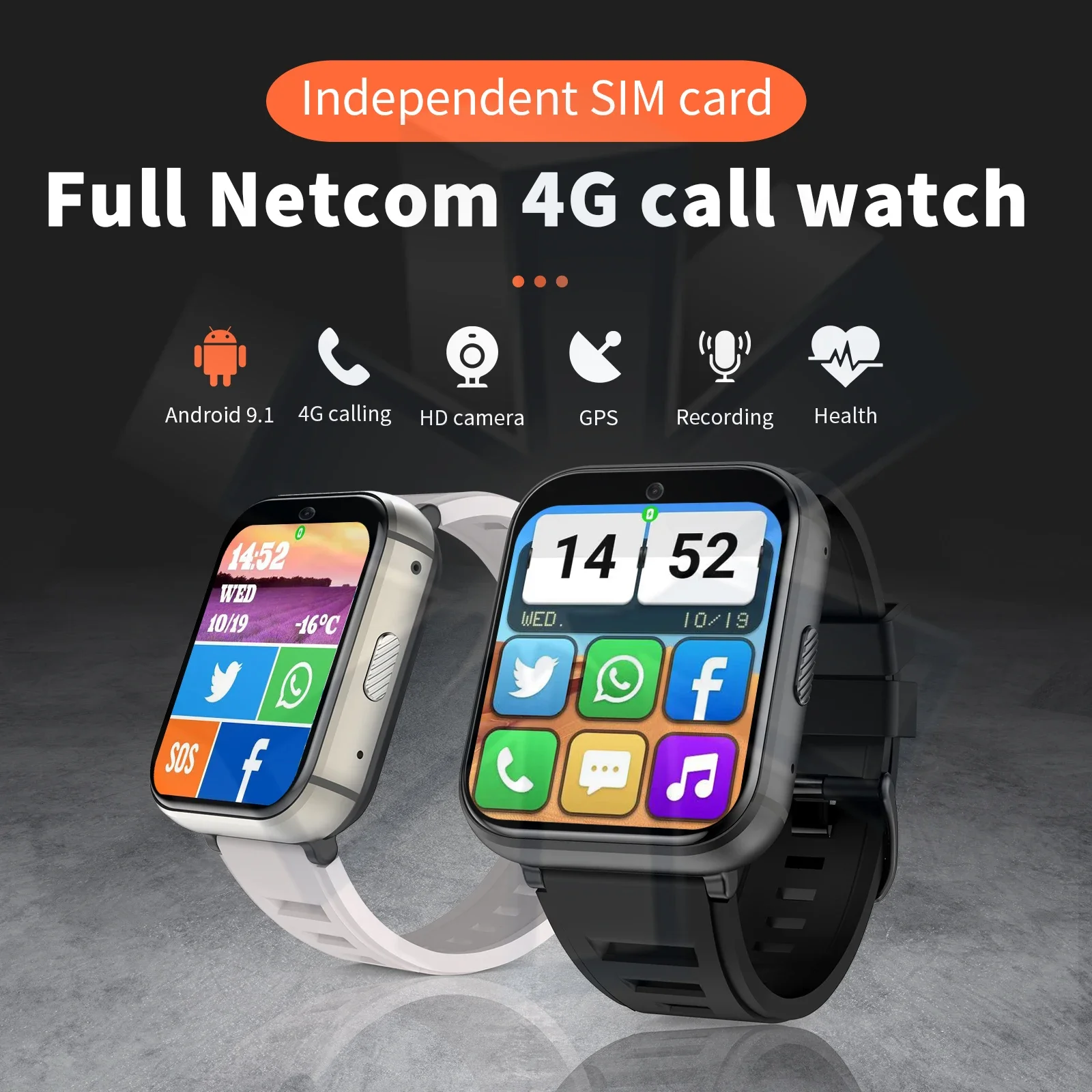 FOR Q668 4g smartwatch 5g smart watch full Netcom smart card cellular version smart watch