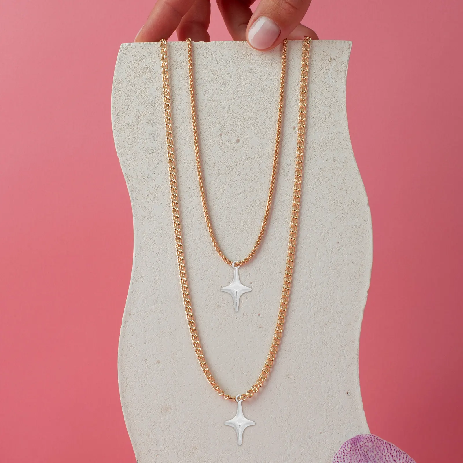 

100Pcs Alloy Jewelry Accessories Star Pendants for DIY Crafting Charms for Bracelets Necklaces Keychains Vintage Dangle Charms