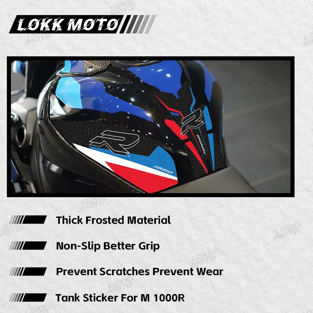 Thick Frosted Sticker Motorcycle  Protection Tank Triple Black Decal Waterproof Retrofit Accessories For M1000R M 1000 R m1000r