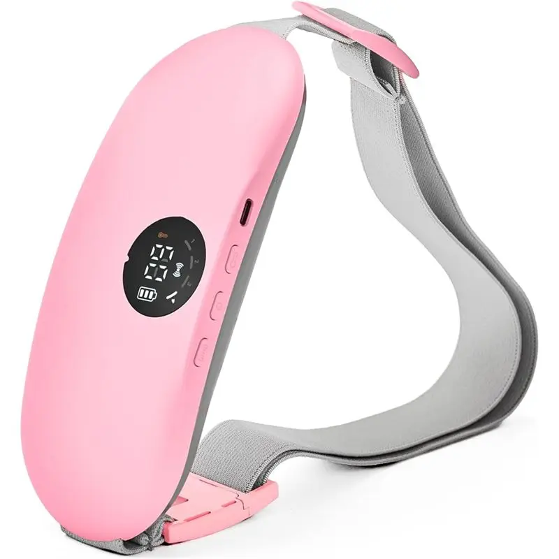 

-November For Period Cramps Relief Heating Pad-Mensural Heating Pad With Heat& Massage Function Portable Design For Women