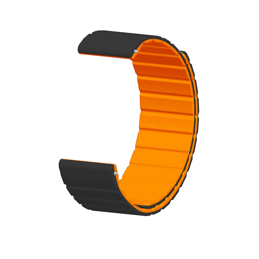 20 22mm Silicone Magnetic Watchband For Samsung Galaxy Watch 6 5 4 Classic 40 42 44 46mm Strap For Amazfit GTS GTR 3 4 Bracelet