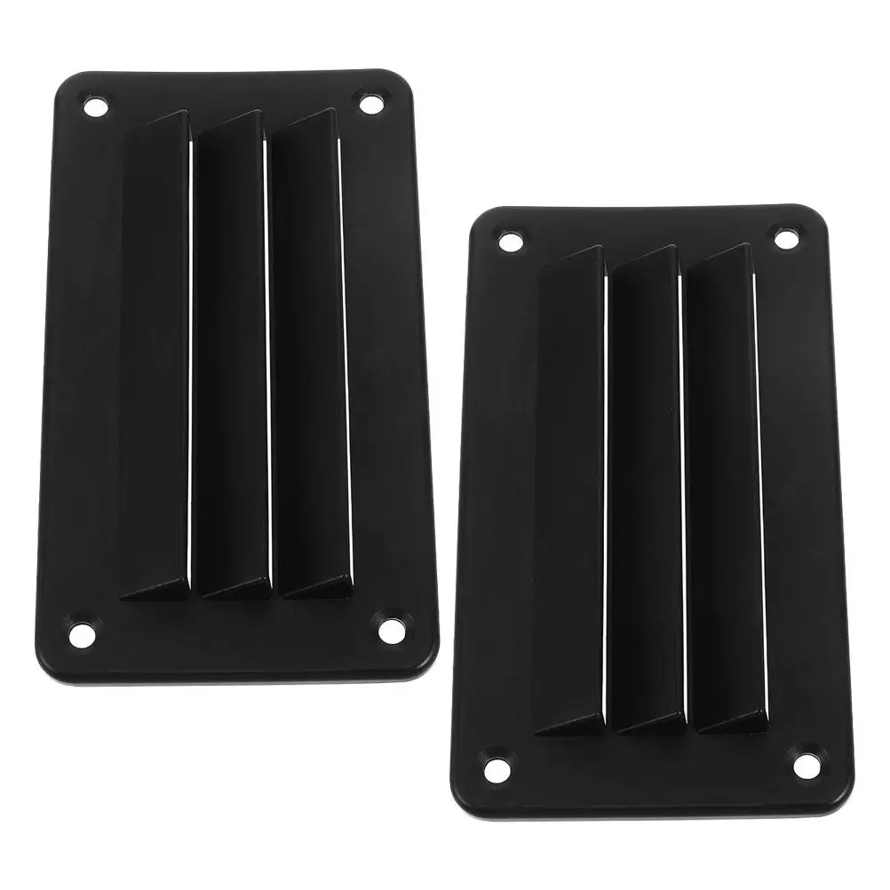 

2Pcs Marine Vent Cover High Efficiency Plastic Ventilation Grill Louver for Boat Rv Trailer Shipping Container Air Conditioner