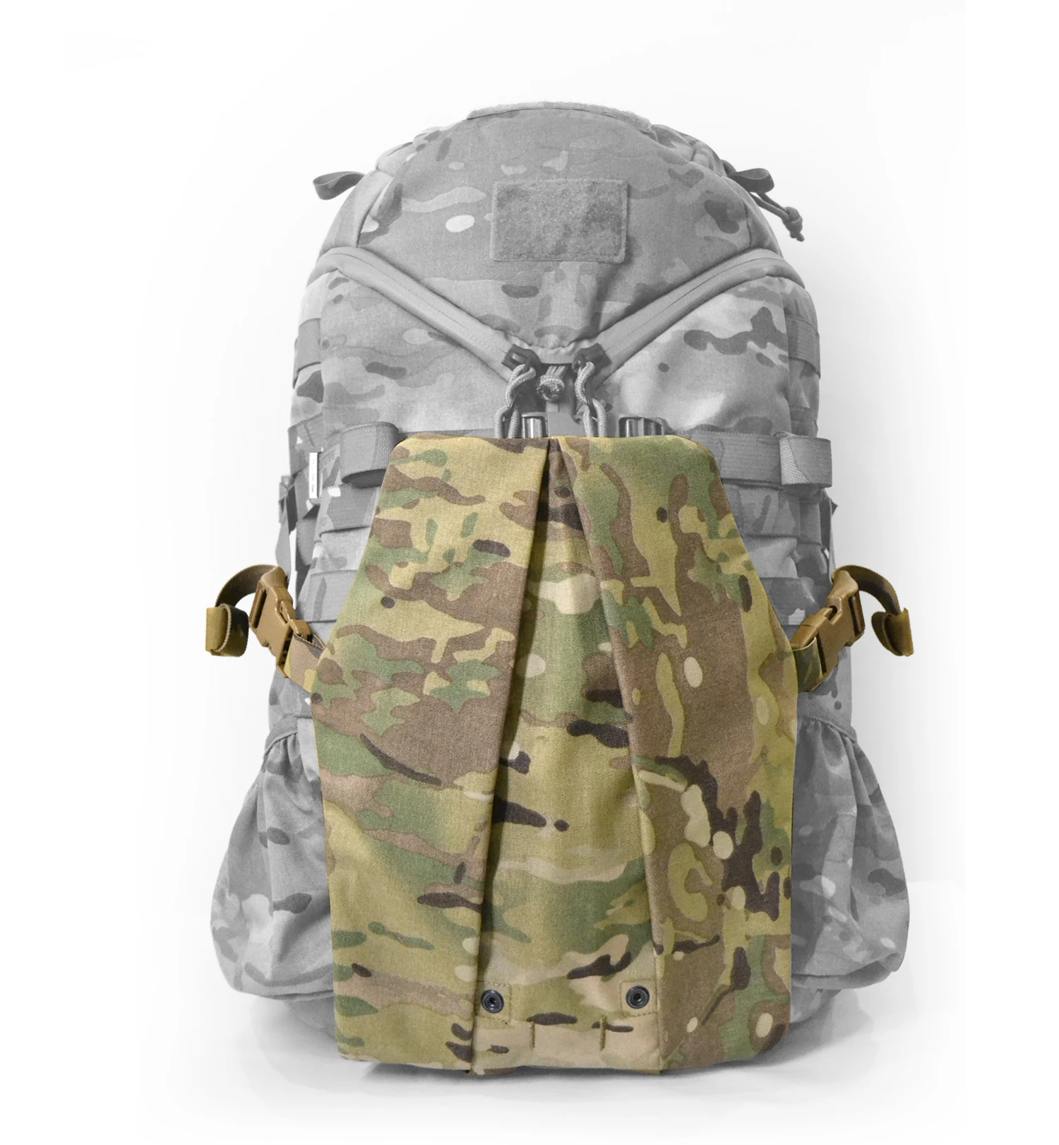 Taktischer Rucksack mit externem Erweiterungspanel, abnehmbarer Känguru-Tasche und Helmfach für spezielle Einsatzanwendungen in der Landwirtschaft – Detail 9