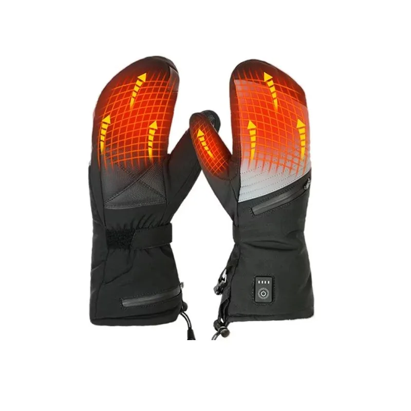 Airo Electric Gloves Custom Winter Heat Protective Touch Screen Electric Gloves Outdoor Riding Waterproof Heated Ski Gloves