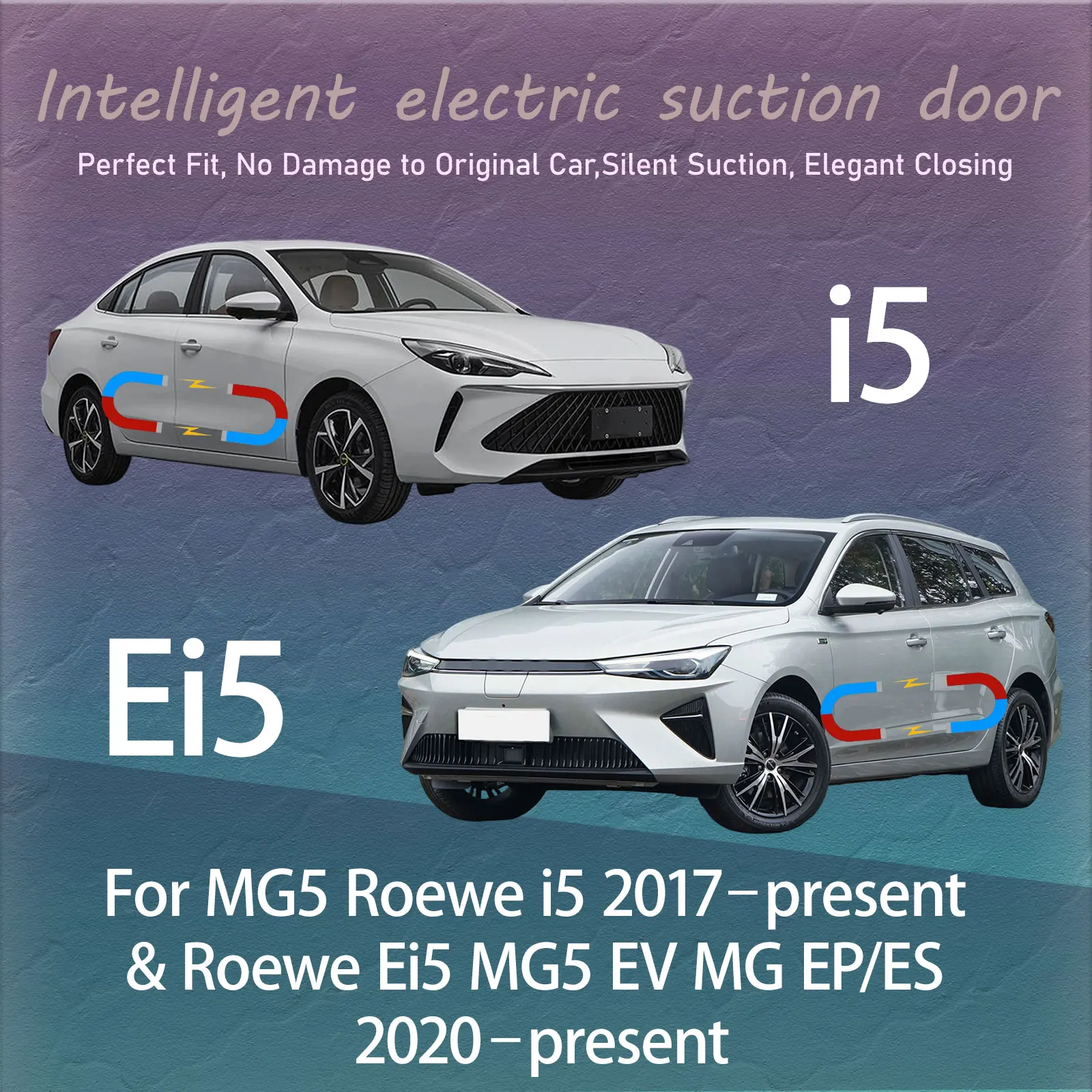 

Electric Soft Close Door Kit For Roewe i5/Roewe Ei5 MG5 EV MG EP/ES 2017-Now Auto Silent Anti-Slam Suction Door System Automatic