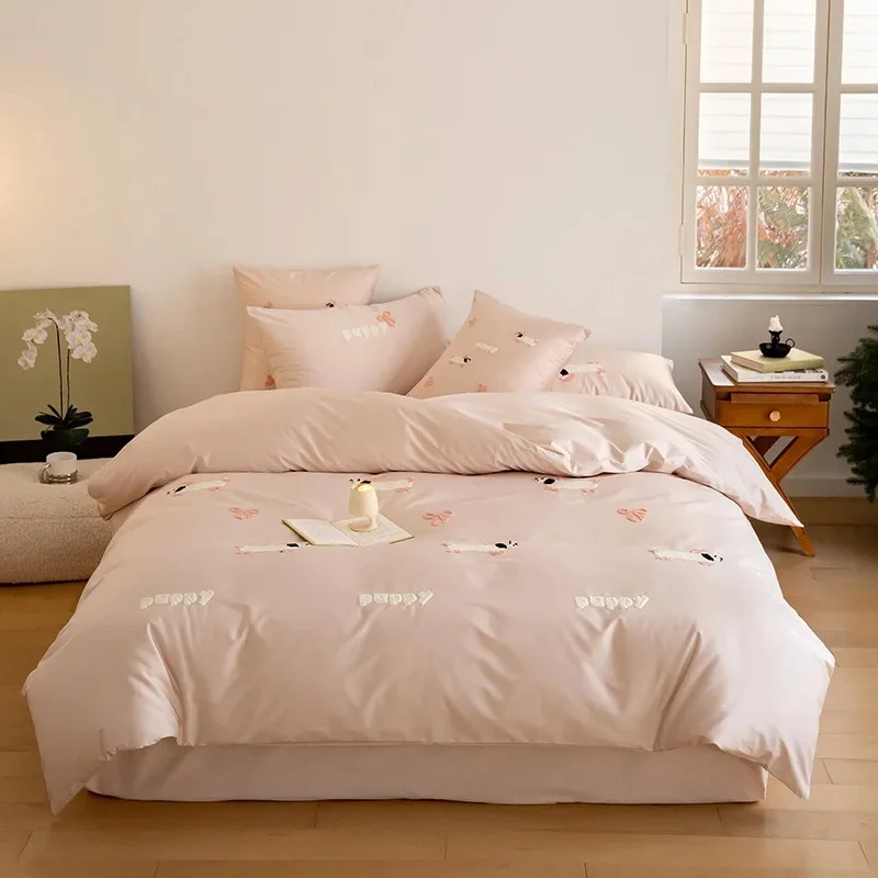 High Quality Full Size Bed Sheet Bedding Set New Release 4pcs Bedding Duvet Set