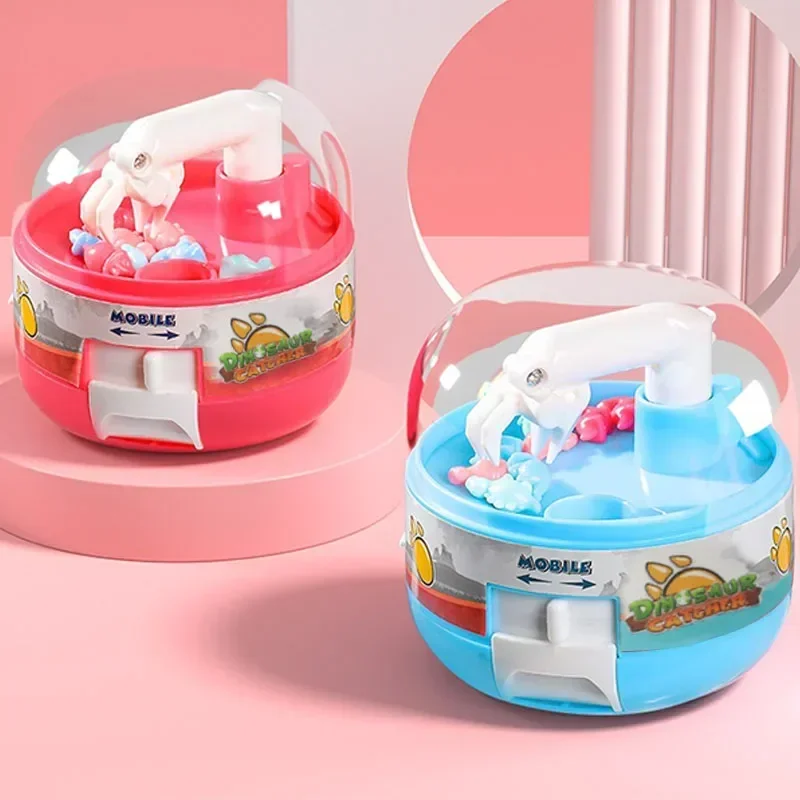 

Dinosaur Figure Grabber Capsule Toys Mini Catch Fish Claw Machines Fidget Gift Prize Fun for Kid Adult Tiny Stuff