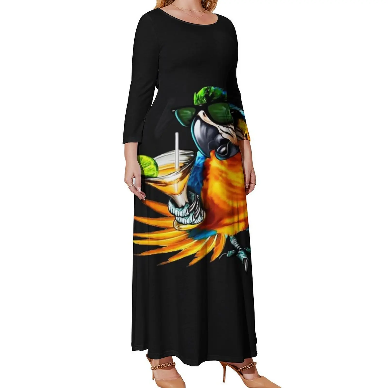 

carrot bird jimmy Long Sleeved Dress clothes for women elegant dresses plus sizes wedding dresses for parties