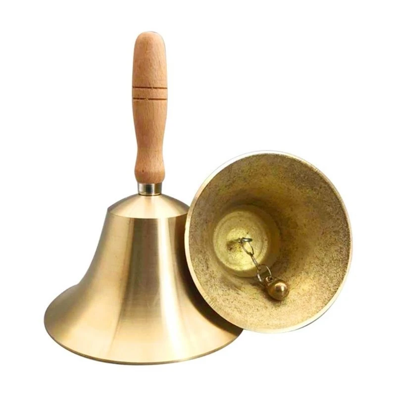 Brass Hand Call Dinner Service for School Classroom, Service and Game