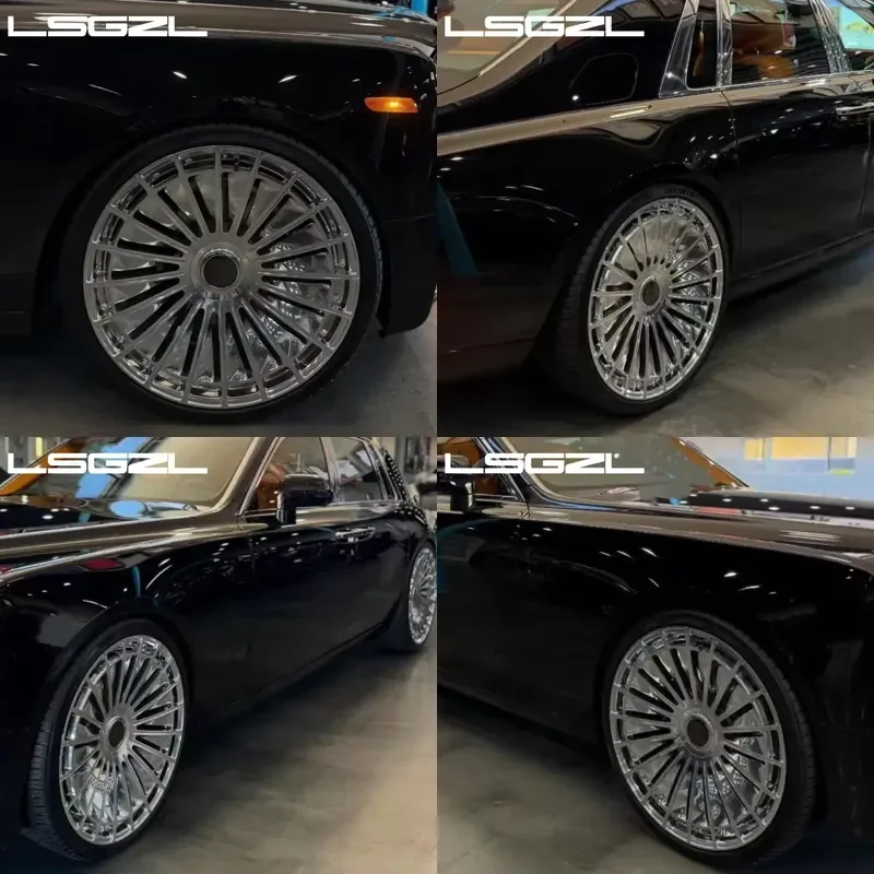 

i LSGZL Custom Forged Wheels Monoblock Wheels 5x112 5x114.3 5x120 6x139.7 Passenger Car Wheel 18 19 20 21 22 Inch