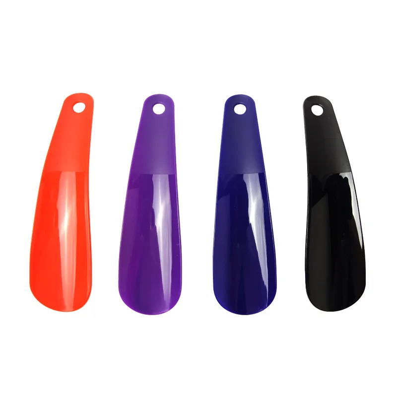 length 16cm short handle Shoe horns plastics Shoehorn home-use Shoe spatula portability Shoe Lifter 1Pcs/2Pcs image 2