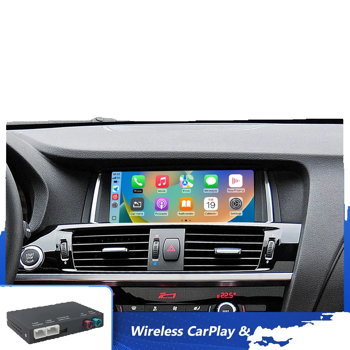 EEIIO Draadloze CarPlay & Android Auto Mirror Link Functies Decoder Voor BMW Serie 6 F06 F12 F13 G32 2010-2020 CIC, NBT, EVO, AirP - afbeelding 2