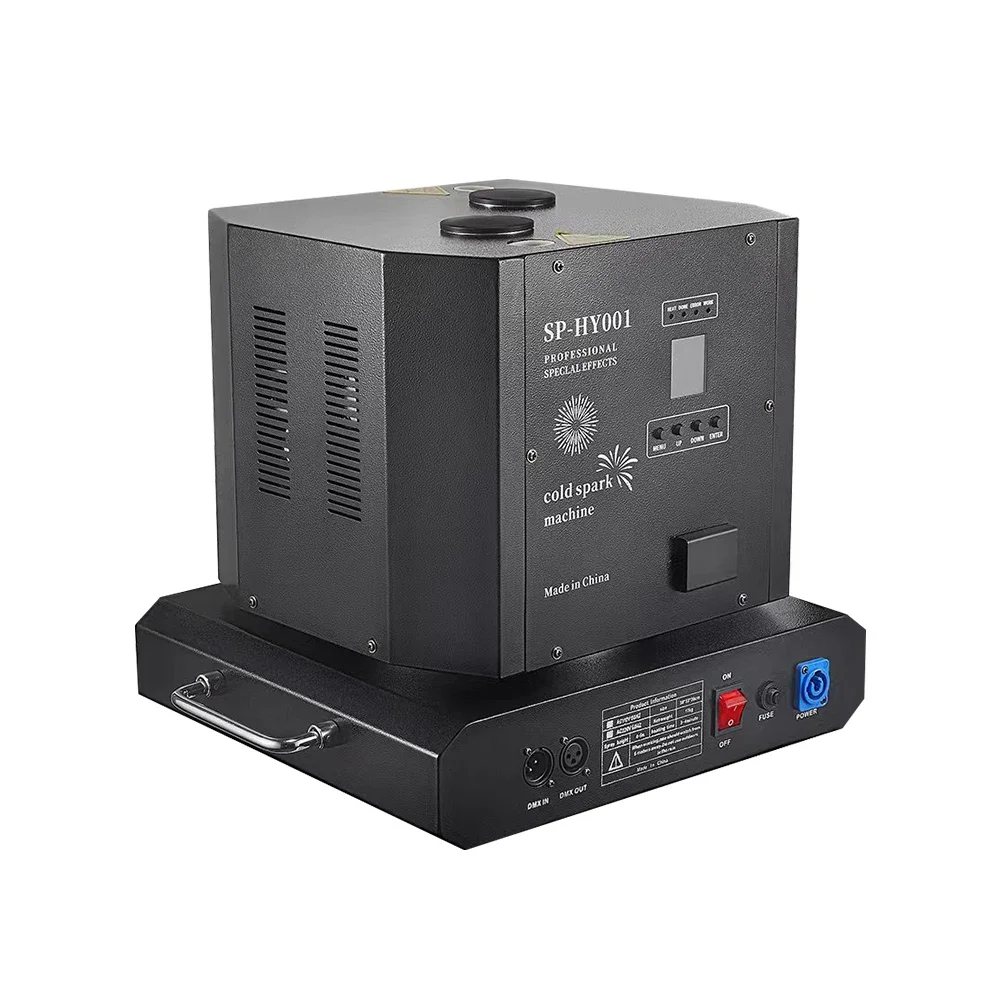 

New 1300W Double head rotation Cold Spark Machine Sparklers Machines Special Effect Equipment Wedding Party Disco Bars Lighting