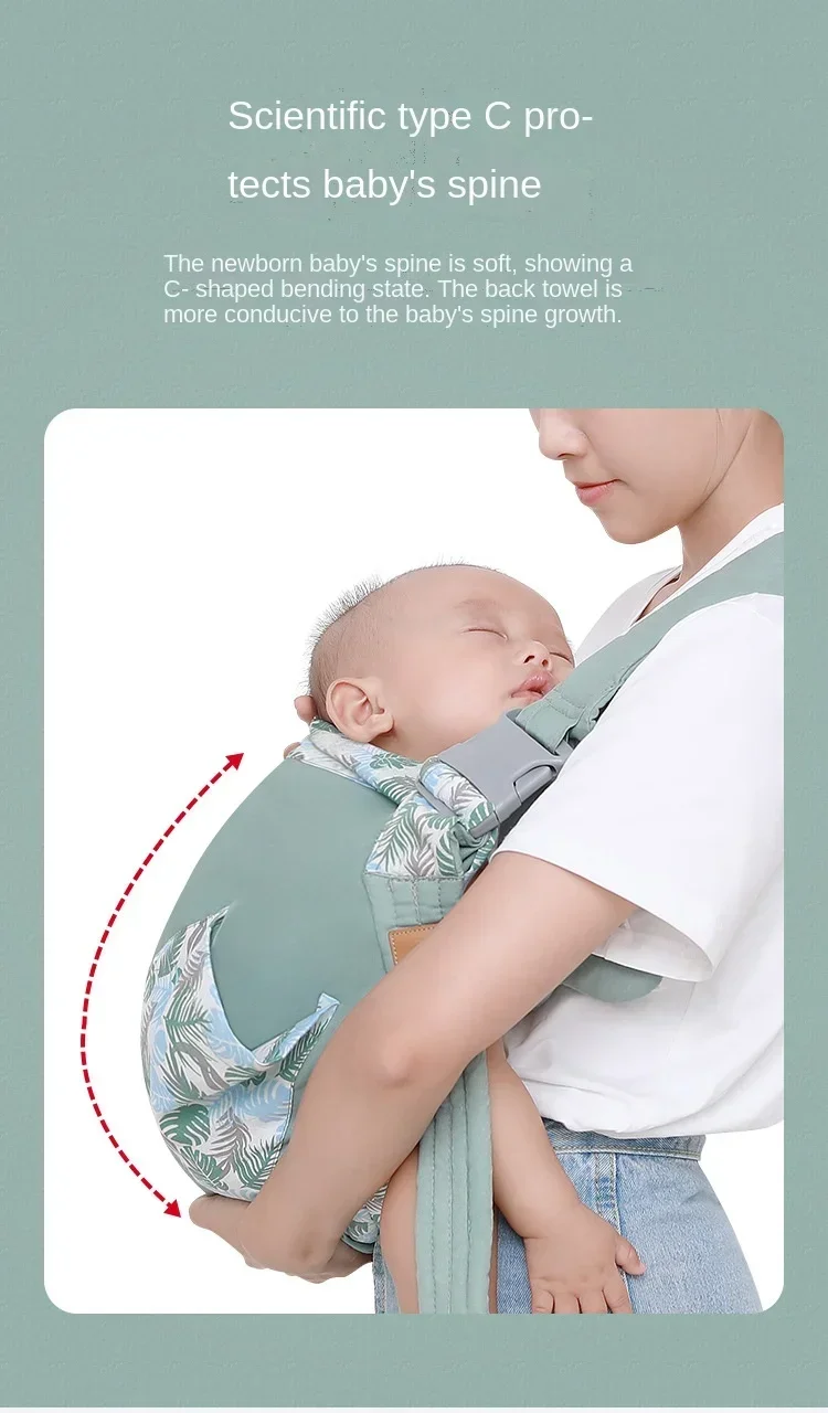 Baby Wrap Neugeborenen Sling Dual-Use Infant Pflege Abdeckung Träger Mesh Stoff Stillen Träger Up Baby Träger Rucksack 0-36M – Detail 9