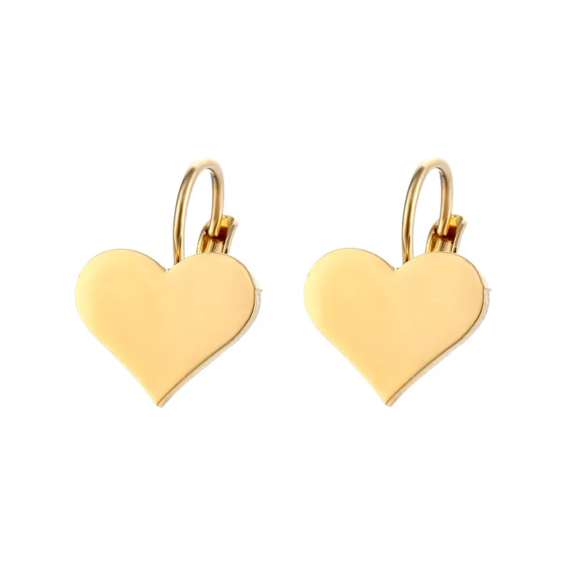 Heart Clip Earrings for Women Charm Creative Simple C Ear Cuff Non-Piercing Ear Ear Clip Set Trend Jewelry Gift EZ47