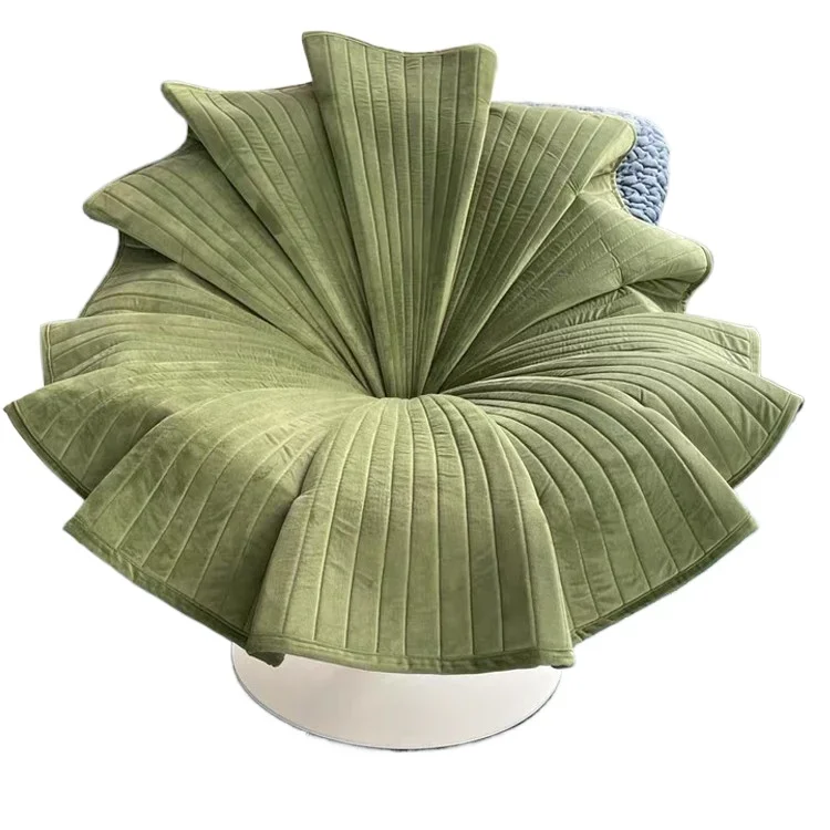 

Special-shaped single sofa chair living room balcony rotating chair fiberglass