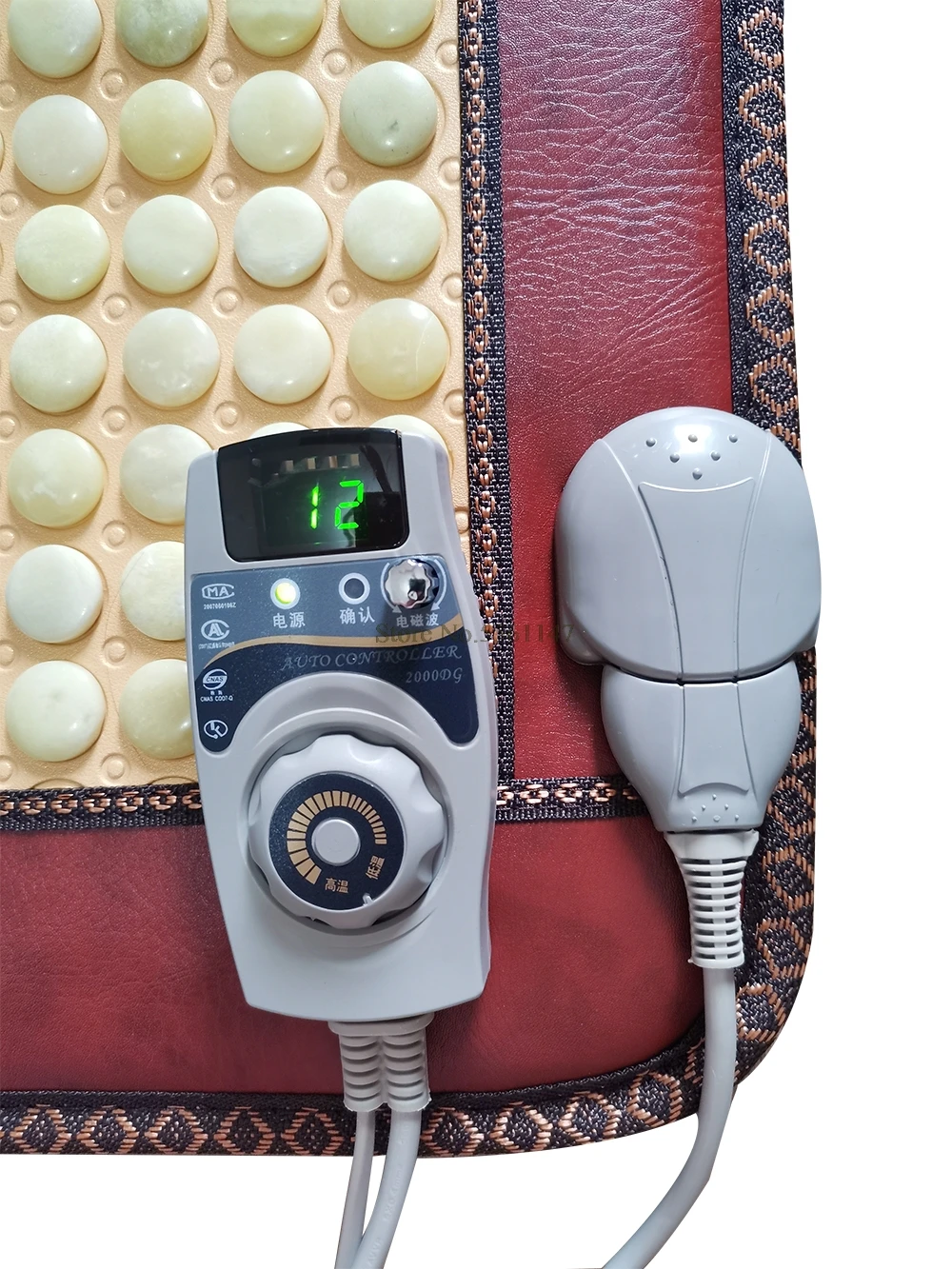 korea heating jade mat jade mattress tourmaline mat Tourmaline jade massager Thermal Jade Mattress Temperature digital display