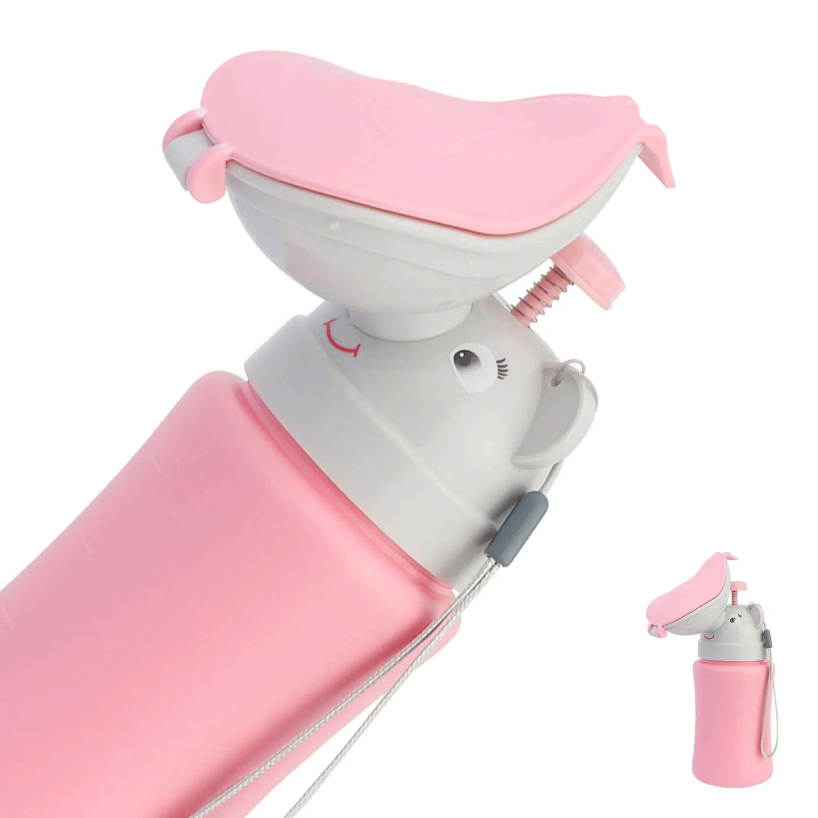 

1Pcs Creative Car Urinal Portable Potty Bottle Cartoon Design Lightweight No Leakage Kids Emergency Toilet Urinal Bottle