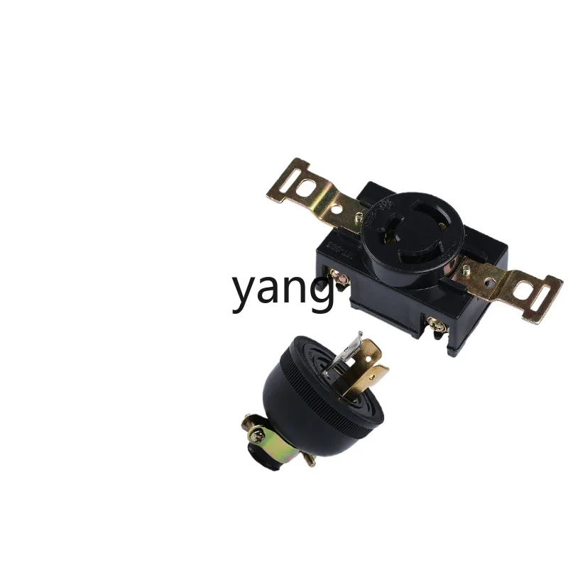 

YJQ gasoline generator accessories industrial output pure copper plug socket 2-3KW5/8kW American European style