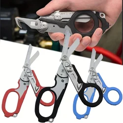 Multifunction Heavy-Duty Emergency/Trauma Shears Raptors First Aid Expert Tactical Folding Scissors Outdoor Survival Tool