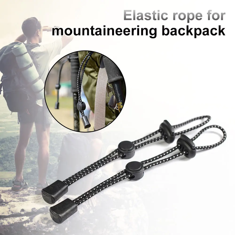 2/4/6Pcs Backpack Walking Stick Holder Trekking Hiking Pole Fixing Tie Cord Rope Outdoor Camping Climbing Tools